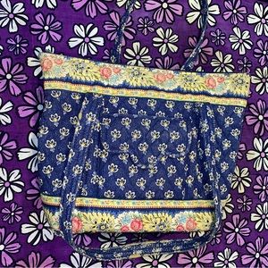 Vera Bradley purse/tote blue/yellow